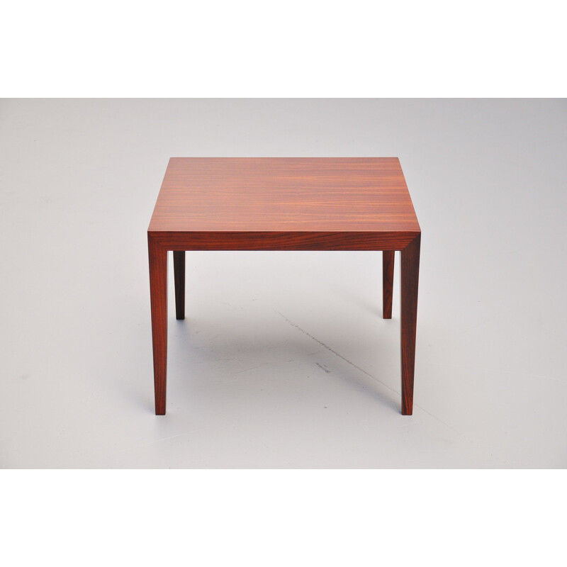 Vintage coffee table rosewood Severin Hansen Haslev 1955