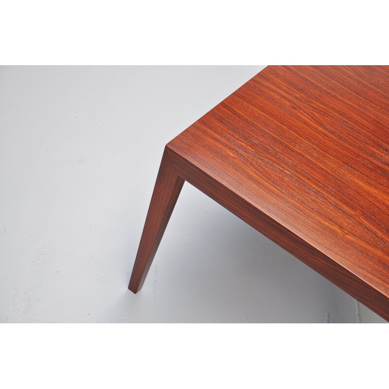 Vintage coffee table rosewood Severin Hansen Haslev 1955