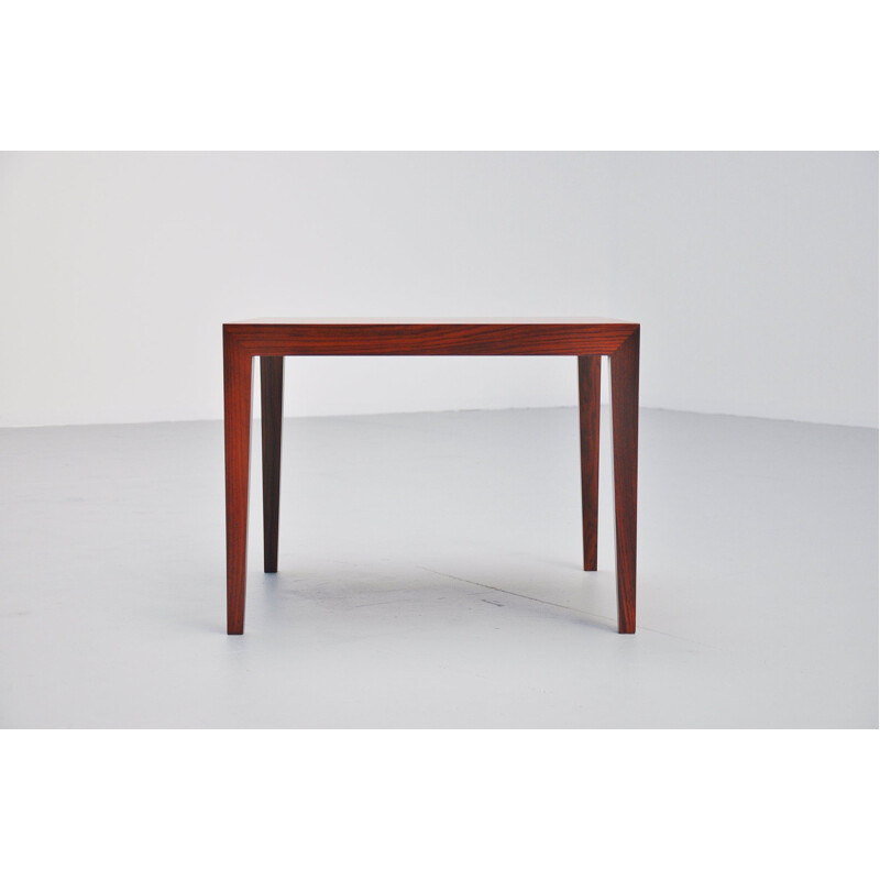 Vintage coffee table rosewood Severin Hansen Haslev 1955