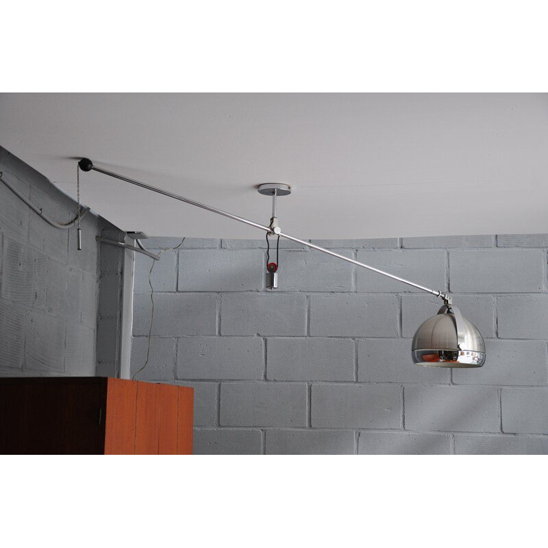 Vintage Studio Reggiani balance lamp Italy 1970