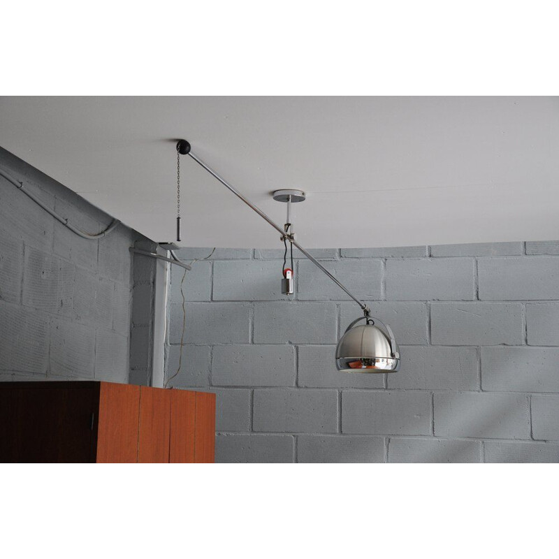 Vintage Studio Reggiani balance lamp Italy 1970