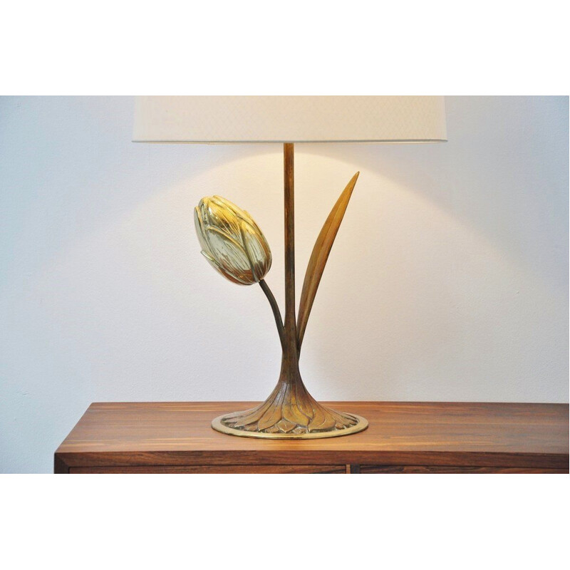 Vintage tulip lamp Willy Daro Belgium 1970