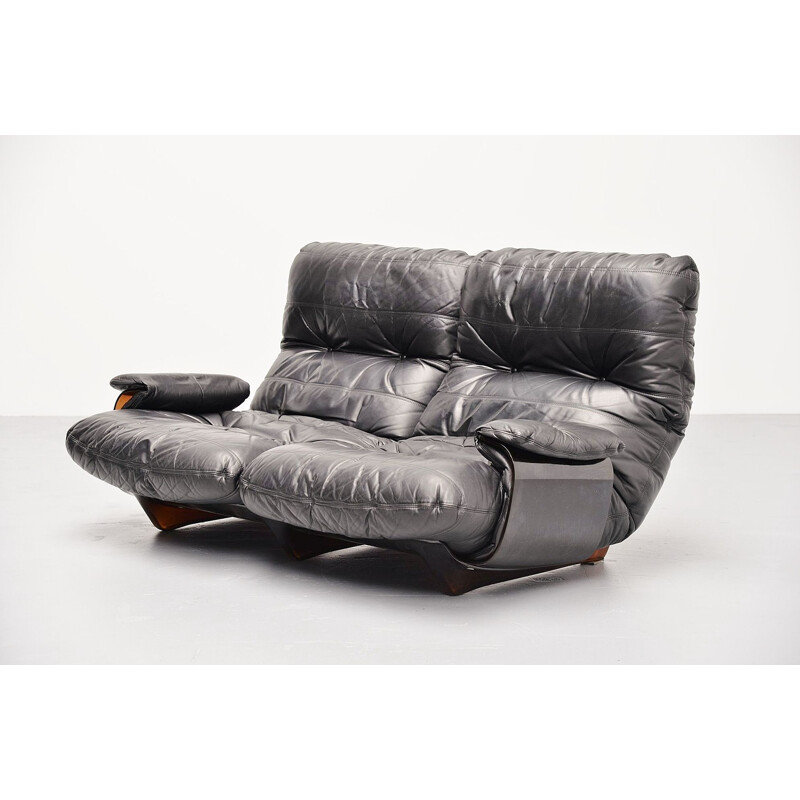 Canapé vintage de Ligne Roset Michel Ducaroy Marsala France 1970