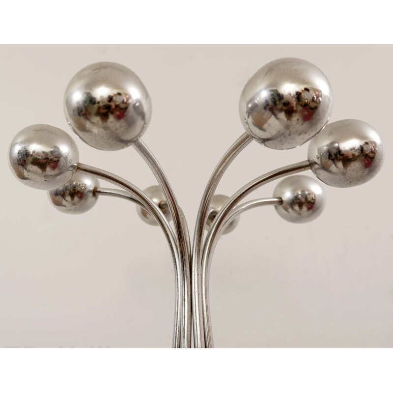 Vintage chrome-plated coat rack by Reggiani, Italy 1970