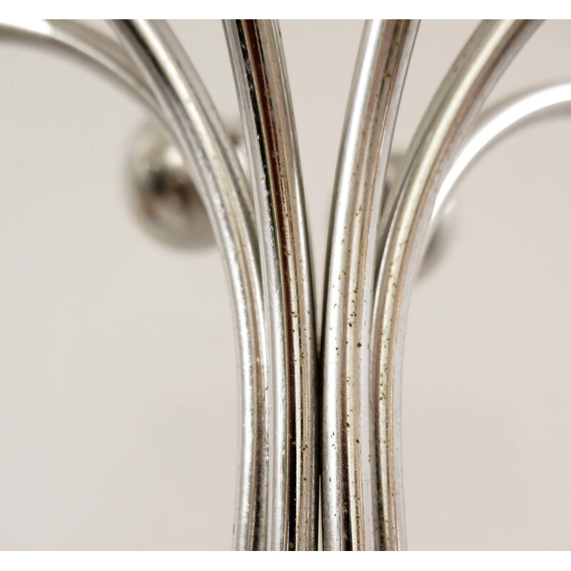 Vintage chrome-plated coat rack by Reggiani, Italy 1970
