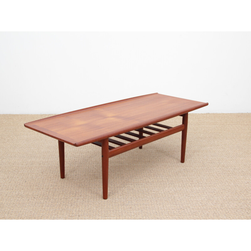 Vintage Scandinavian teak coffee table