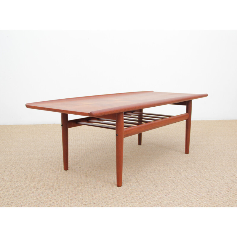 Vintage Scandinavian teak coffee table