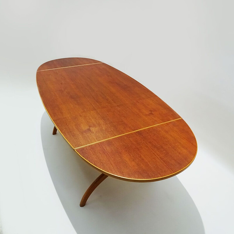 Mid Century Beech and Teak drop leaf desk  Børge Mogensen Danish 1957