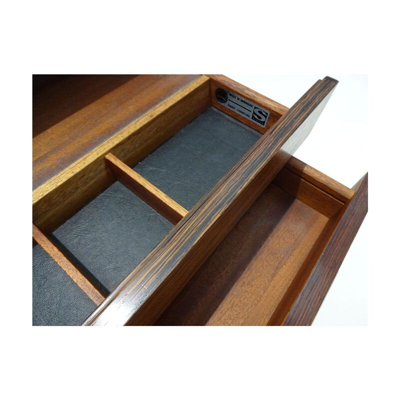 Großer Vintage-Schreibtisch aus Palisanderholz von Arne Vodder für Sibast Danois