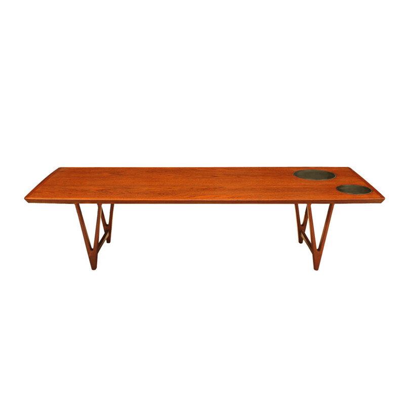 Vintage teak coffee table by Kurt Østervig 1950