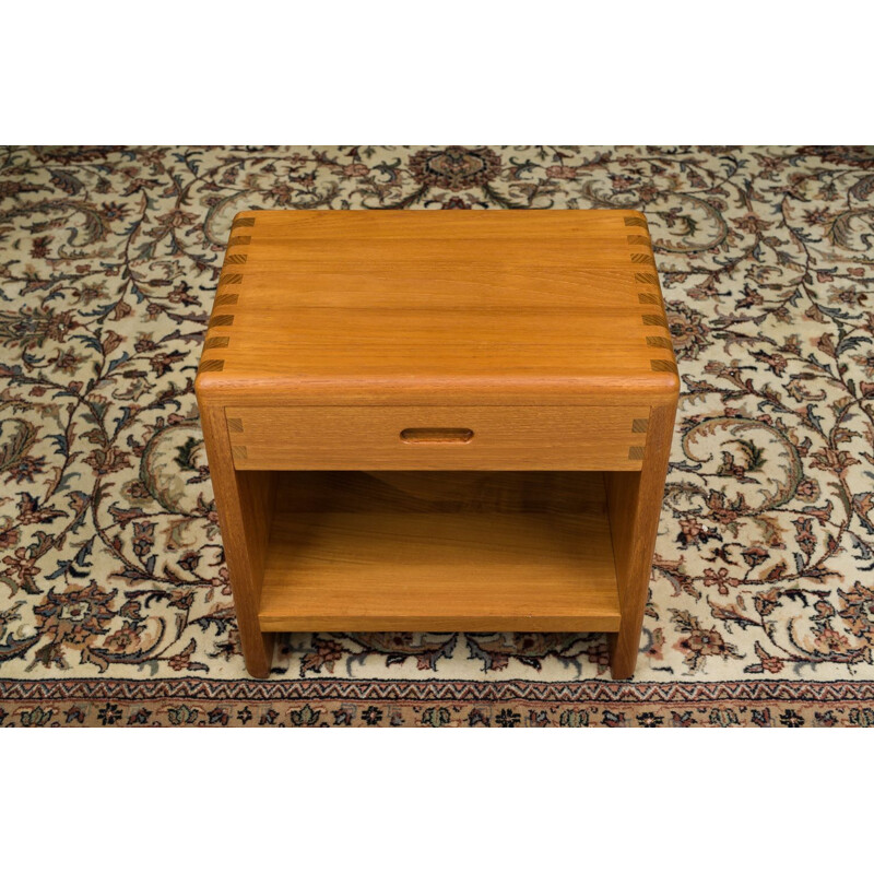 Small Vintage Teak Bedside or Entrance Cabinet, Scandinavian 1950s