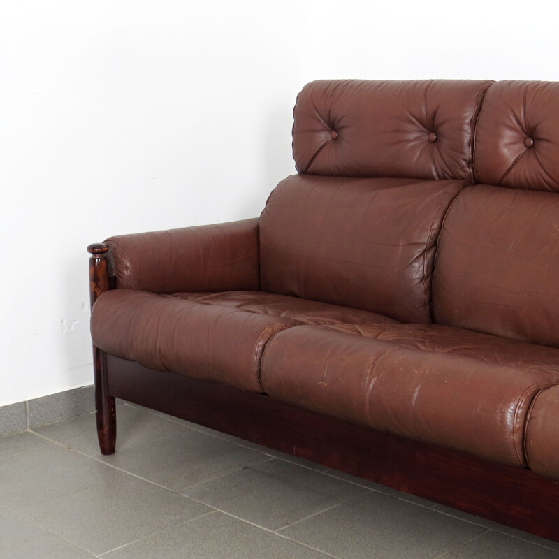 Vintage 3-seater Sofa Czechoslovakia 1970