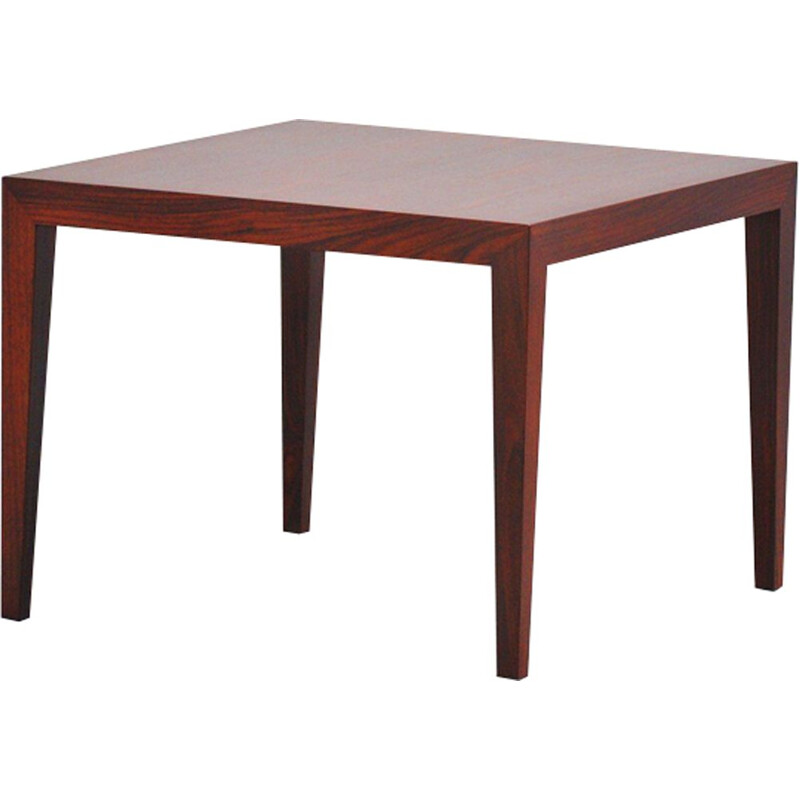 Vintage coffee table rosewood Severin Hansen Haslev 1955