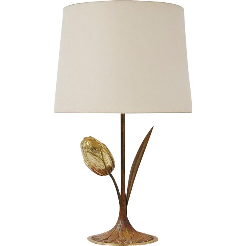 Vintage tulip lamp Willy Daro Belgium 1970