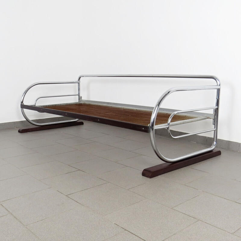 Vintage Tubular daybed Czechoslovakia 1930