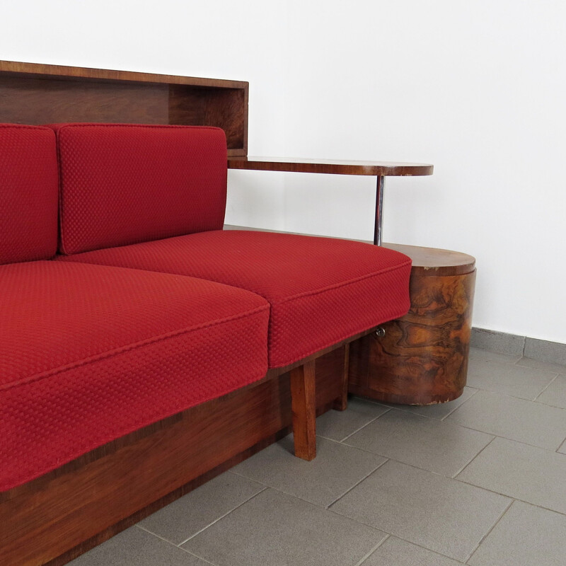 Vintage Folding sofa Czechoslovakia 1960