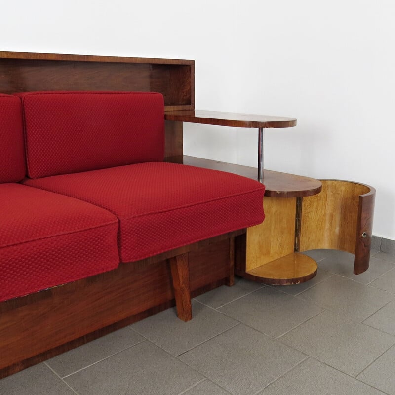 Vintage Folding sofa Czechoslovakia 1960