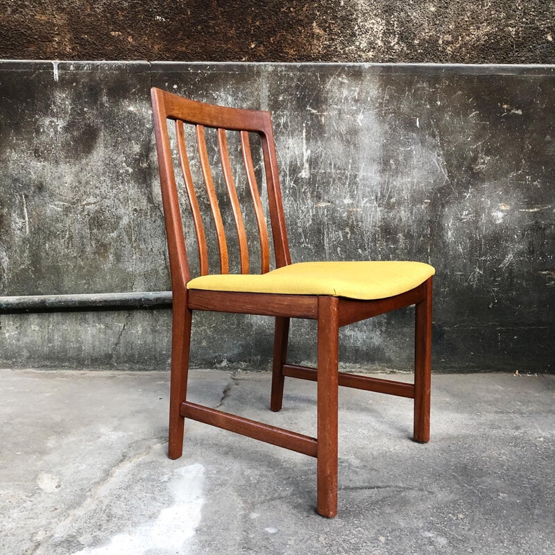 Suite of 6 vintage teak chairs by K. Ekselius, 1960