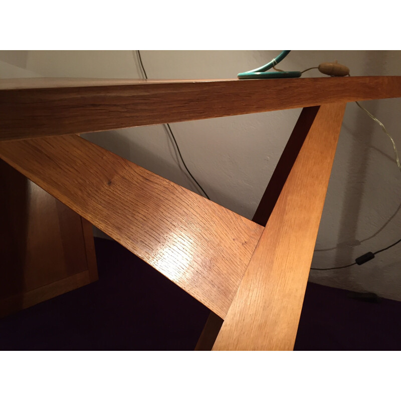 Vintage oak desk - 50s