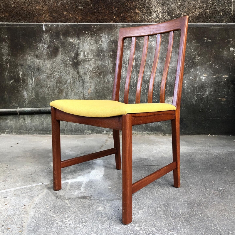 Suite of 6 vintage teak chairs by K. Ekselius, 1960