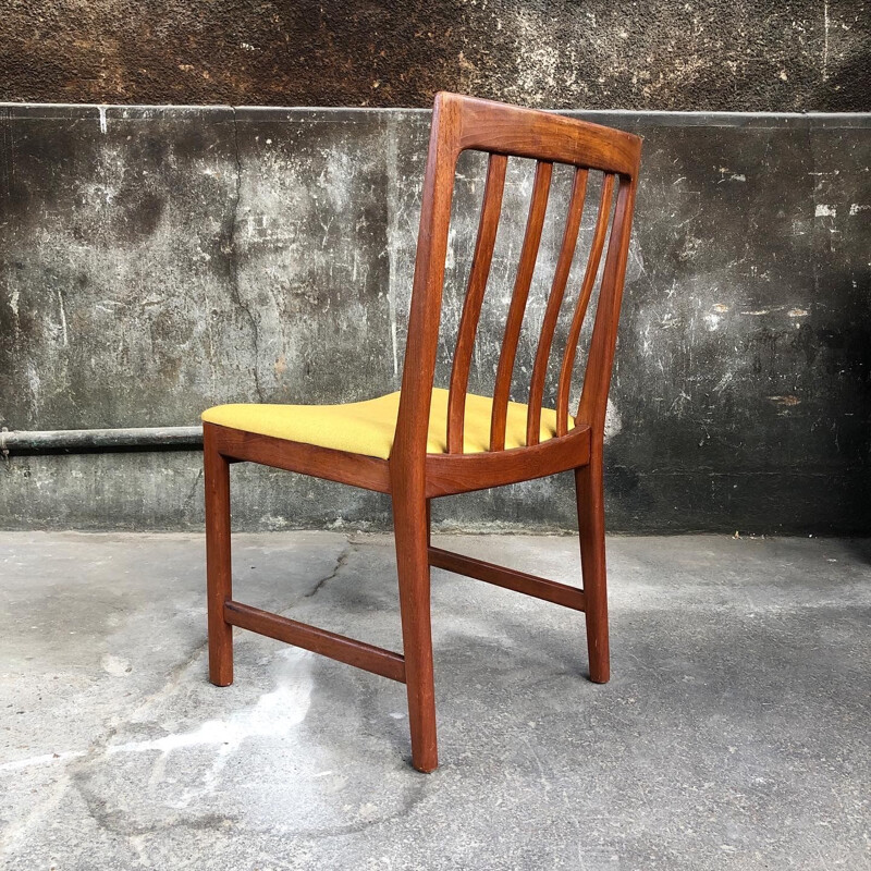 Suite of 6 vintage teak chairs by K. Ekselius, 1960