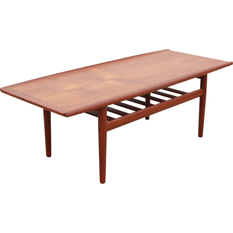 Vintage Scandinavian teak coffee table