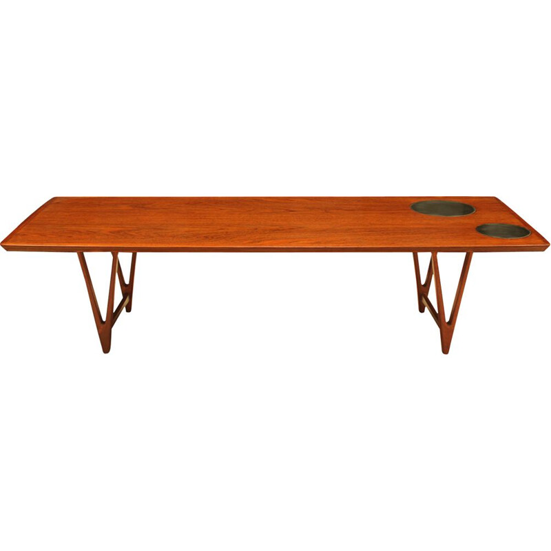 Vintage teak coffee table by Kurt Østervig 1950