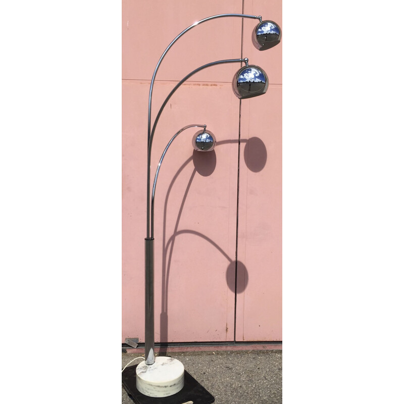 Vintage floor lamp lily of the valley of gioffredo regianni