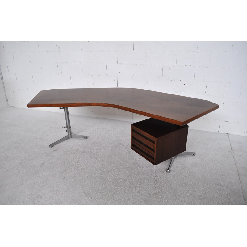 Tecno "T96" desk, Osvaldo BORSANI - 1960s