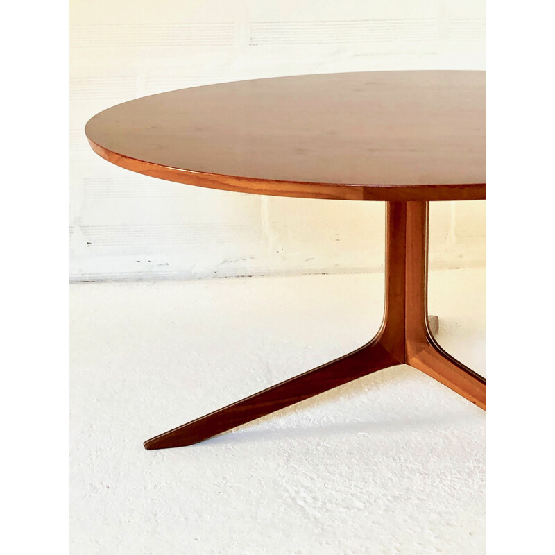 Vintage teak coffee table by Hvidt and Molgaard for France and Son