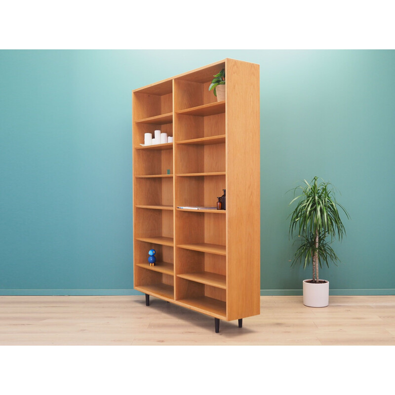 Vintage Ash bookcase, Hundevad Danish 1960s