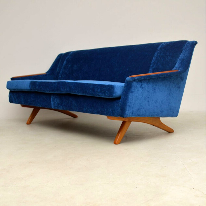 Vintage sofa by Illum Wikkelso Danish 1960