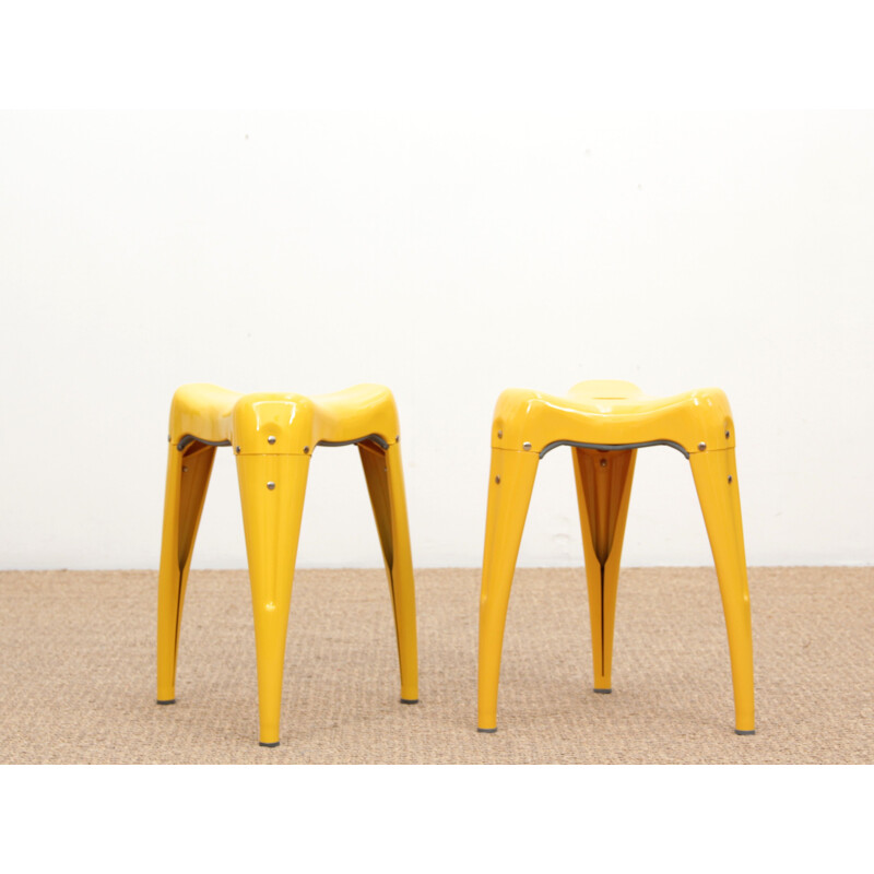 Pair of vintage Wisdom Tooth stools by Yasu Sasamoto for Dulton