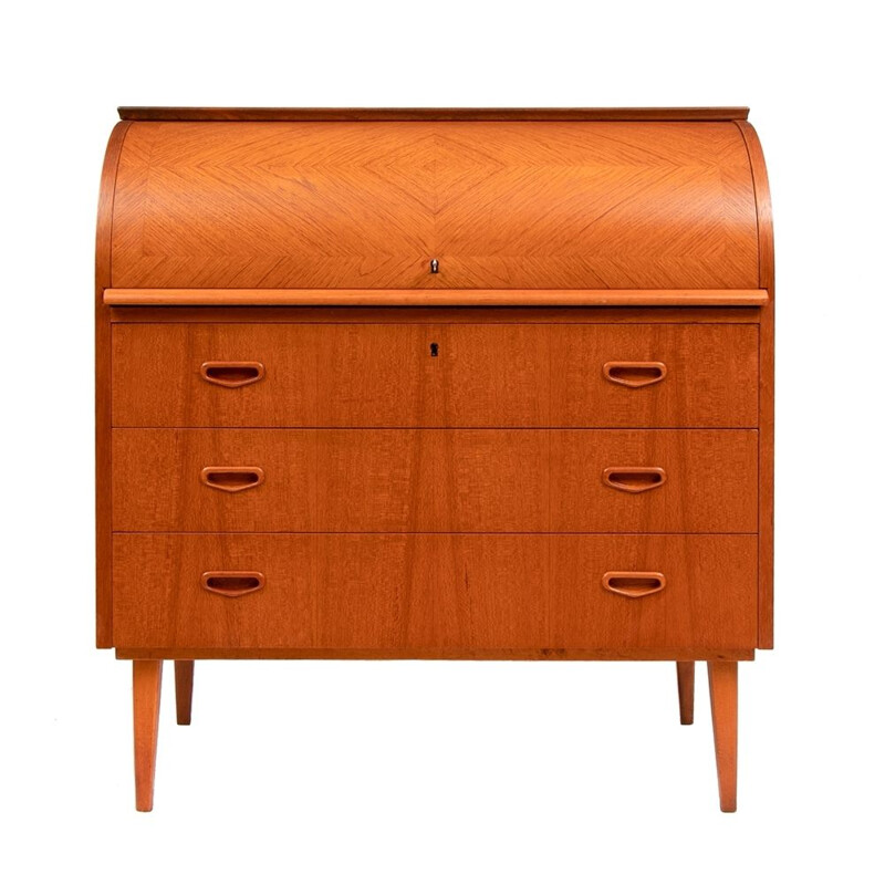 Midcentury Teak Writing Bureau Secretaire by Egon Ostergaard 1960