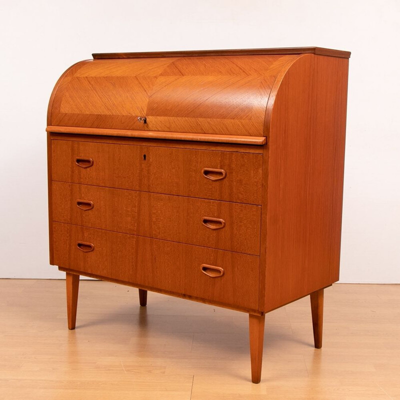 Midcentury Teak Writing Bureau Secretaire by Egon Ostergaard 1960