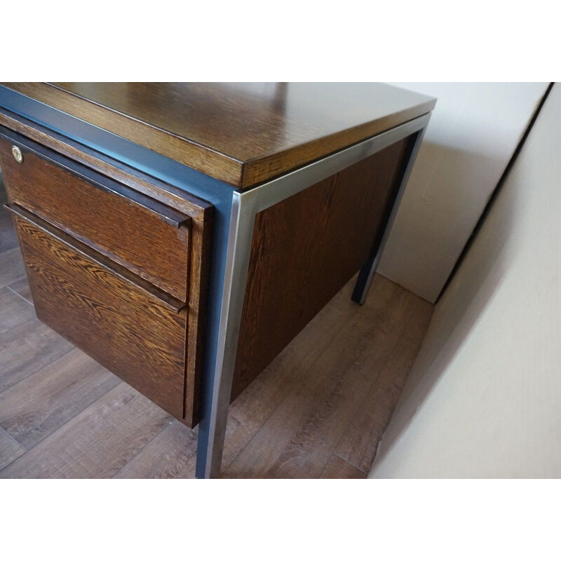 Large vintage Wengé Desk Theo Tempelman for "A.P Originals" 1960s