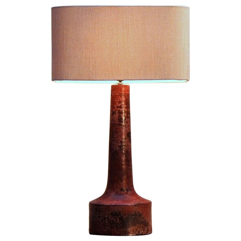 Stone table lamp - 1960s