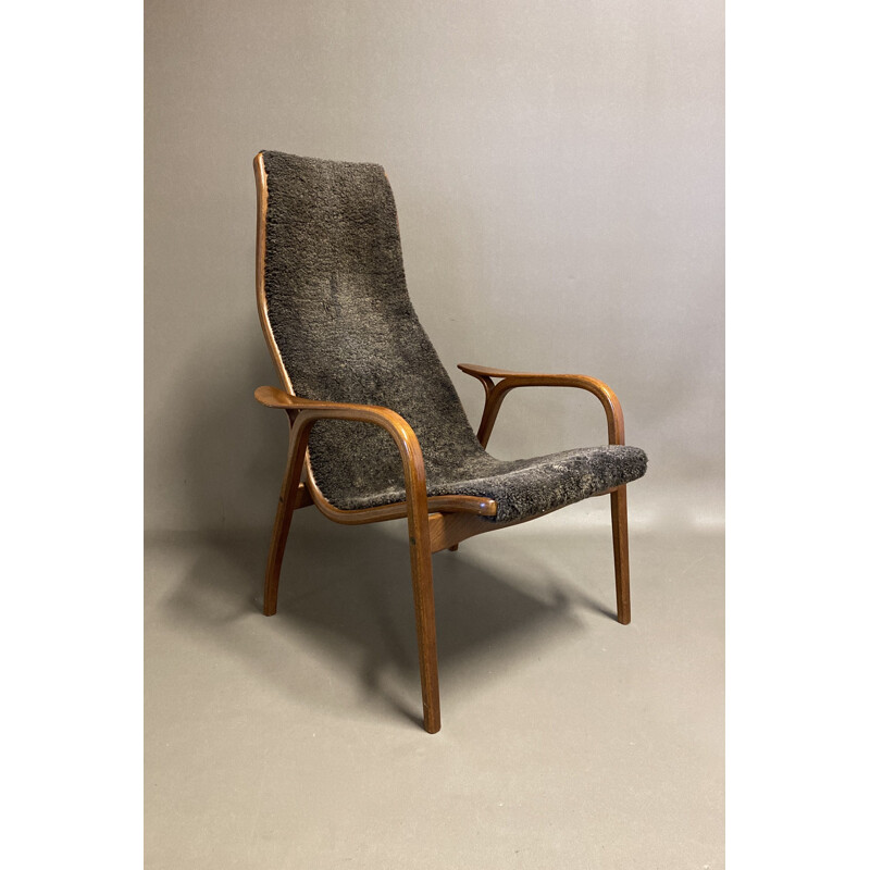 Vintage scandinavian armchair Yngve Ekstrom by Swedese Lamino