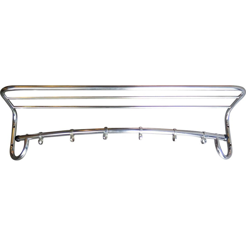 Vintage Chromed metal coat rack 1950