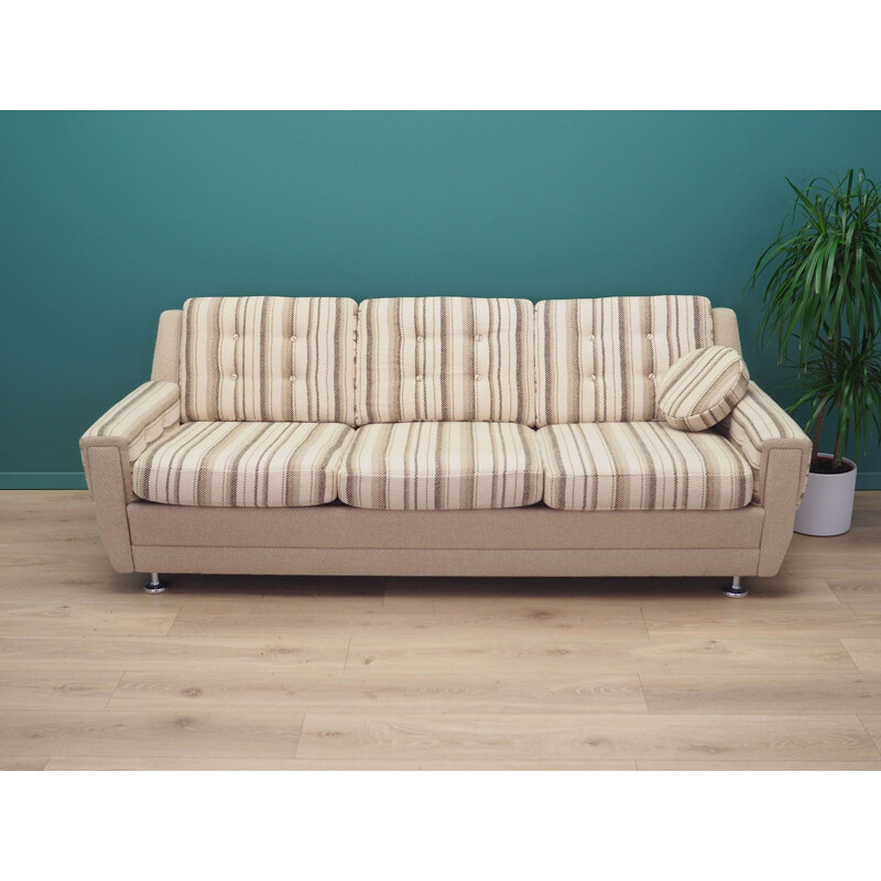 Vintage Woolen sofa, Danish 1980s