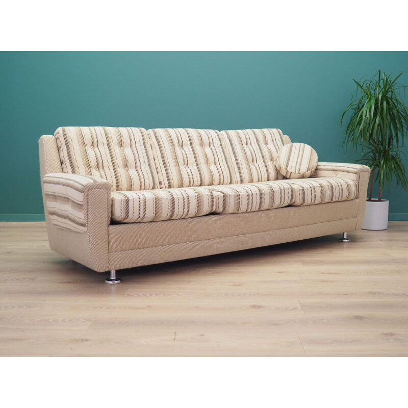 Dänisches Vintage-Sofa aus Wolle 1980