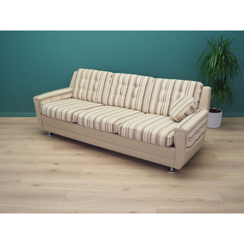 Dänisches Vintage-Sofa aus Wolle 1980