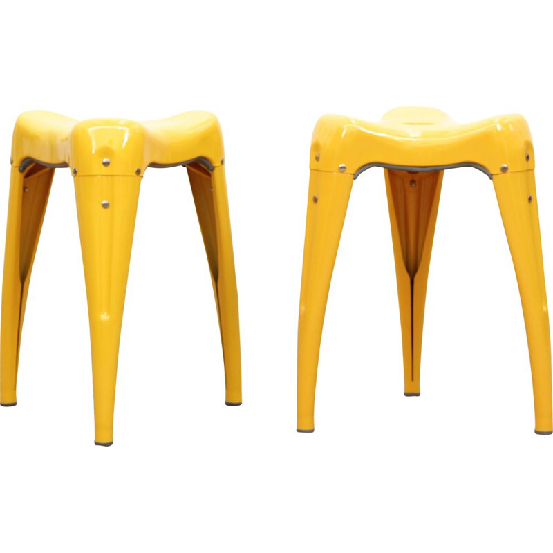 Pair of vintage Wisdom Tooth stools by Yasu Sasamoto for Dulton