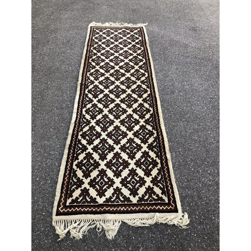 Large vintage hallway carpet 1970