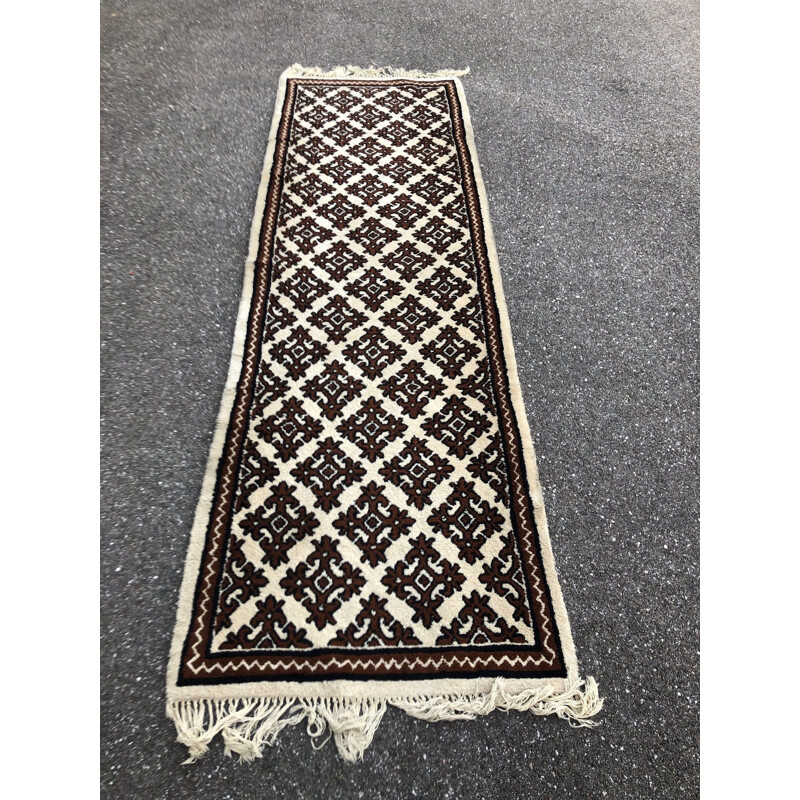 Large vintage hallway carpet 1970