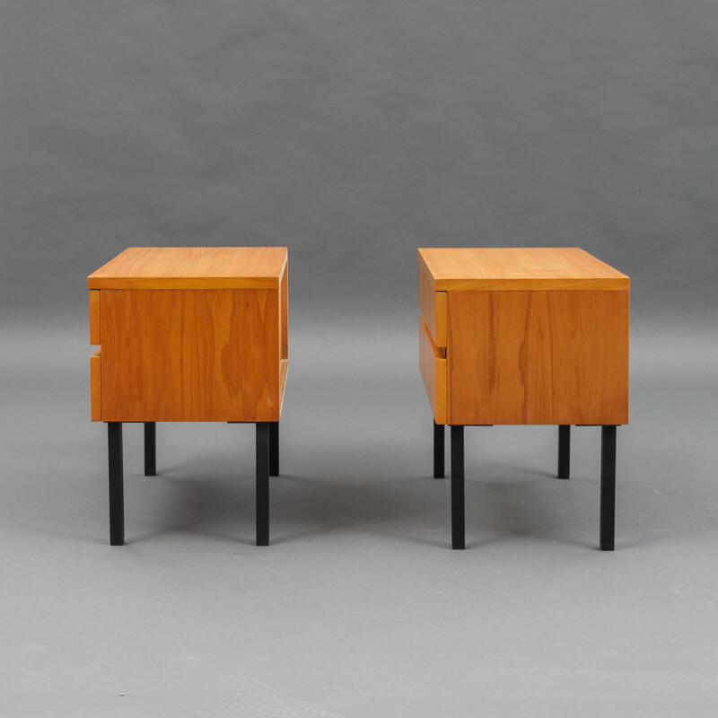 Pair of vintage nightstands, ashwood 1960s