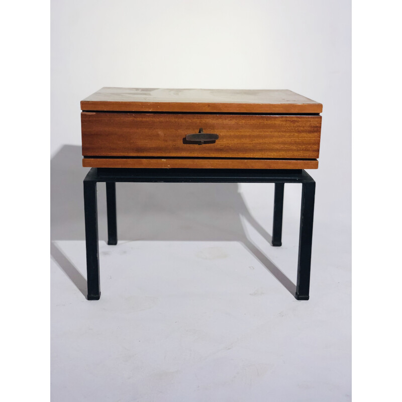 Vintage wooden bedside table 