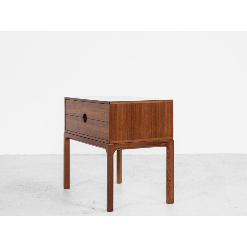 Vintage teak 2-drawer chest by Aksel Kjersgaard, Danish 1960