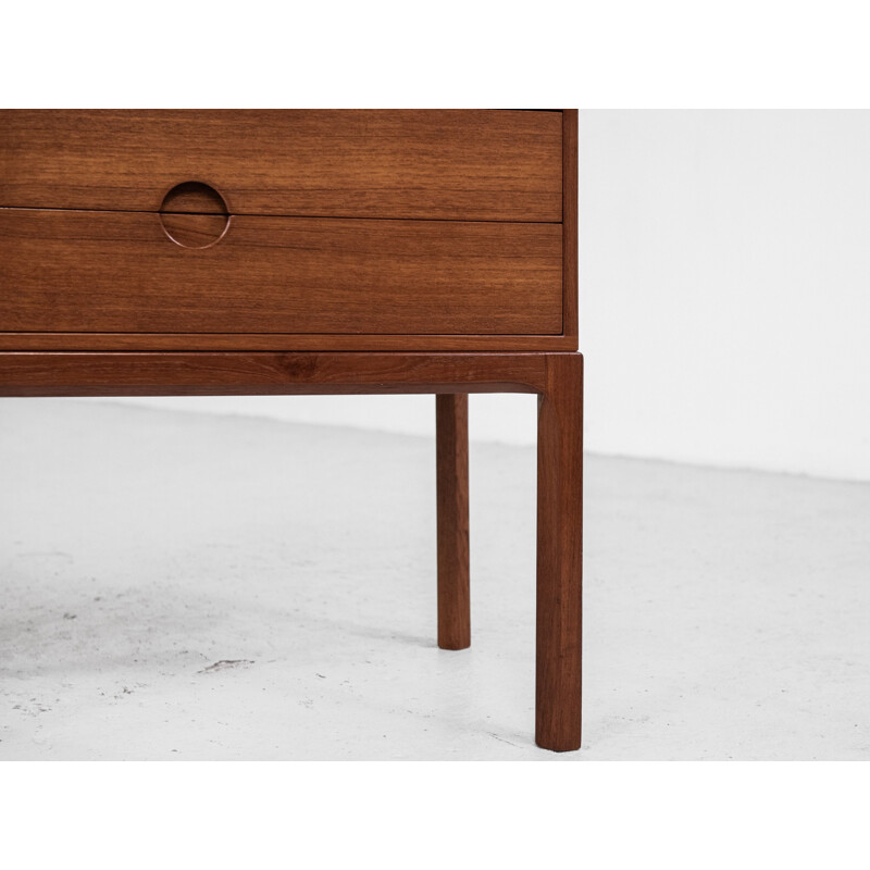 Vintage teak 2-drawer chest by Aksel Kjersgaard, Danish 1960