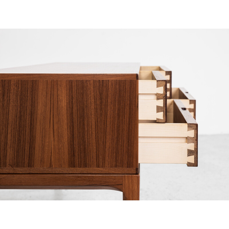 Vintage 2x2 drawers teak chest of drawers by Aksel Kjersgaard, Dane 1960